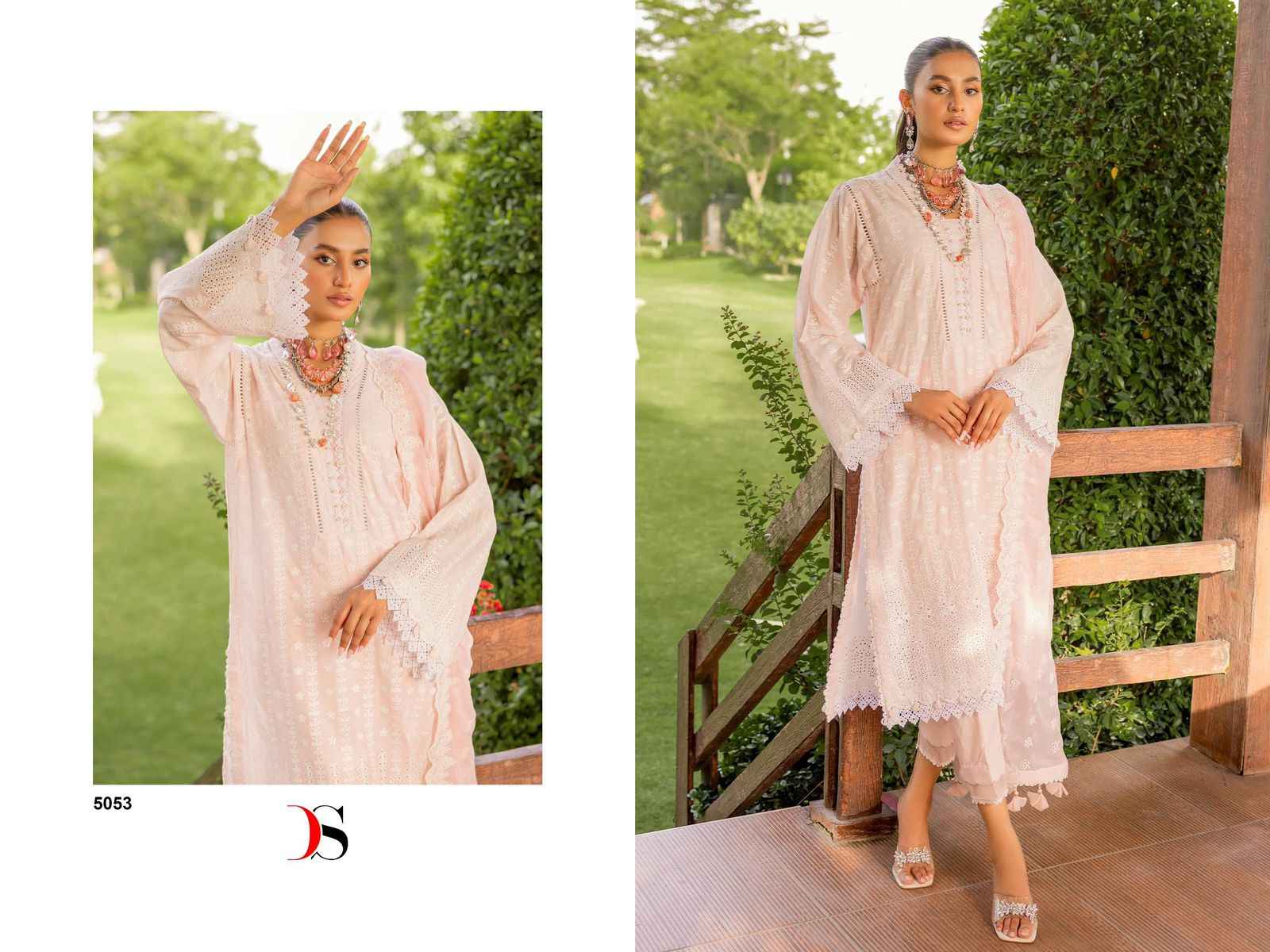 Deepsy Adan Libas Inlays Vol-24-2 Pure Cotton Dress Material (5 Pc Catalog)