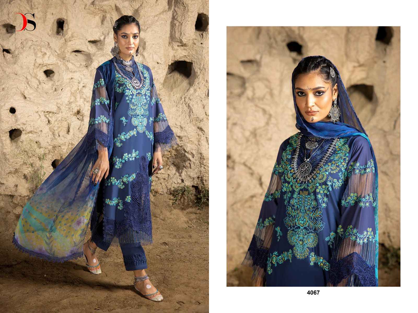 Deepsy Adan Libas Super Hit Lawn Vol-24 Pure Cotton Dress Material (5 Pc Catalog)