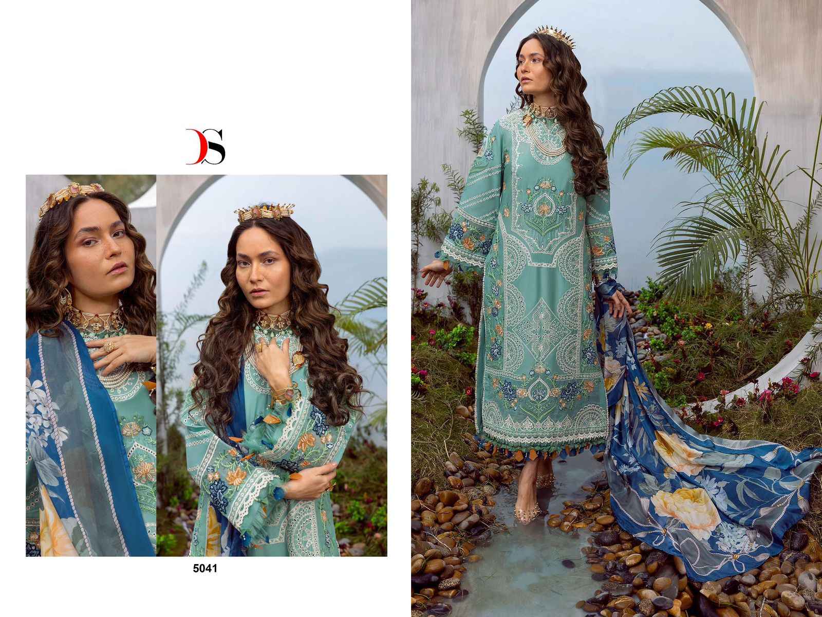Deepsy Sana Safinaz Lawn Vol-24 Pure Cotton Dress Material (5 Pc Cataloge)