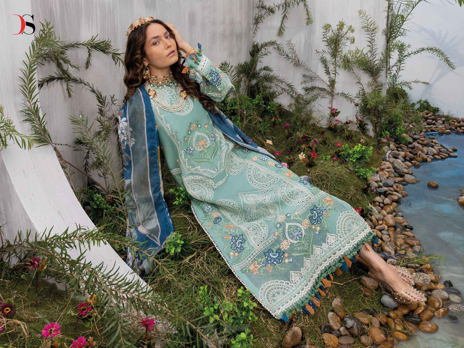 Deepsy Sana Safinaz Lawn Vol-24 Pure Cotton Dress Material (5 Pc Cataloge)