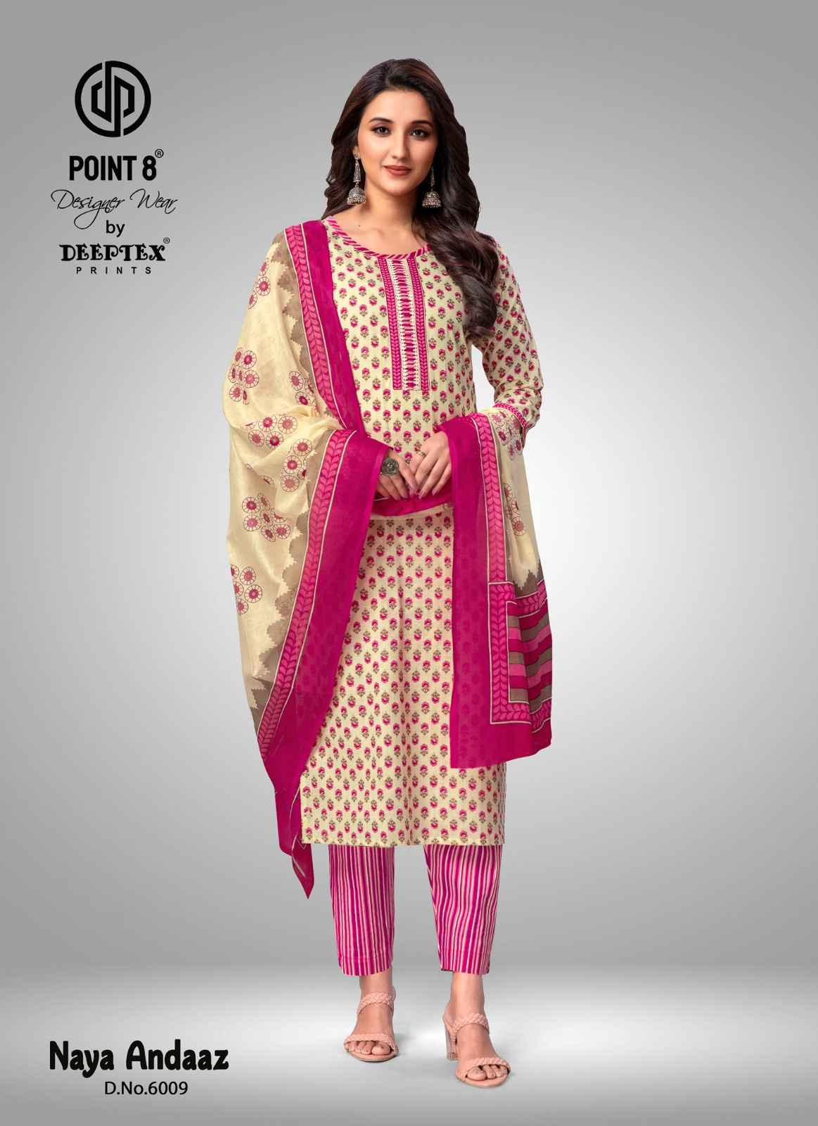 Deeptex Naya Andaaz Vol-6 Cotton Readymade Suit (10 pcs Catalogue)