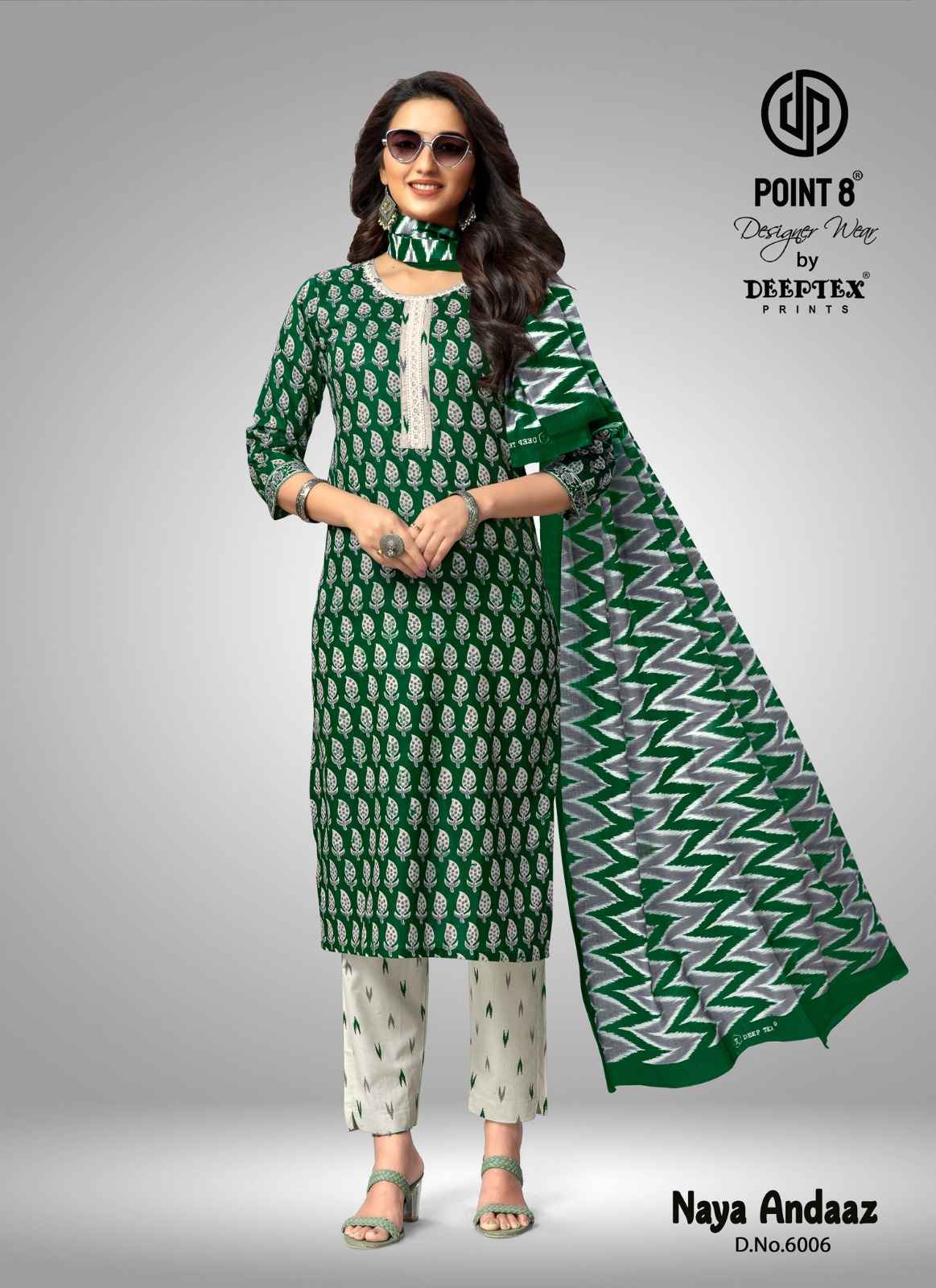 Deeptex Naya Andaaz Vol-6 Cotton Readymade Suit (10 pcs Catalogue)