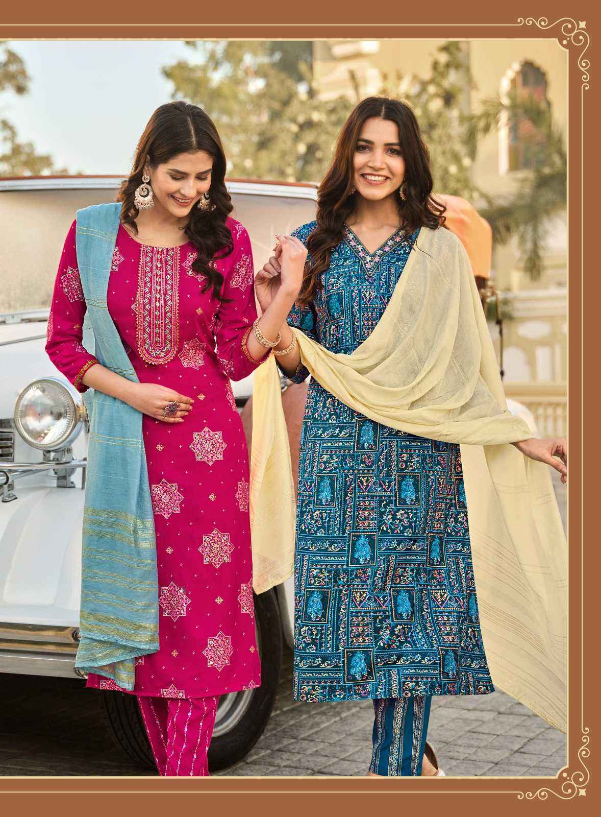 Diya Trends Sangini Vol 1 Reyon Kurti Combo 10 pcs Catalogue