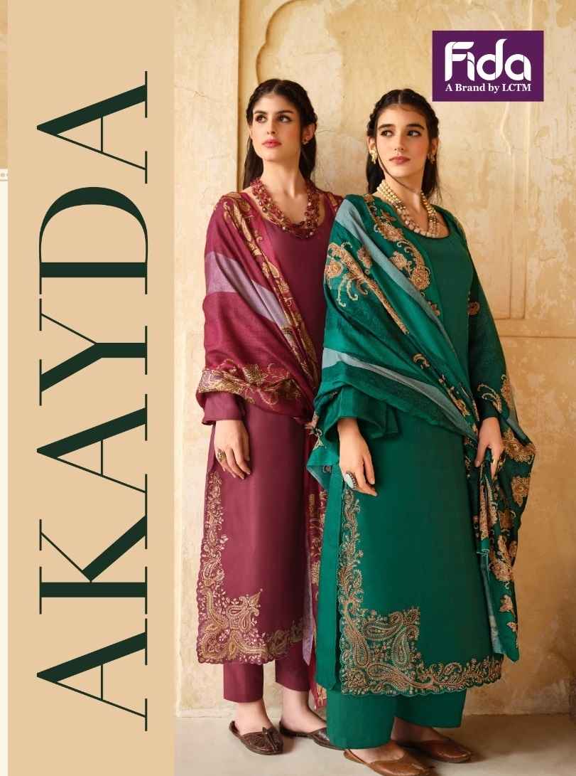 Fida Akayda Cotton Dress Material 6 pcs Catalogue