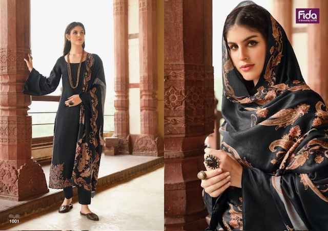 Fida Akayda Cotton Dress Material 6 pcs Catalogue