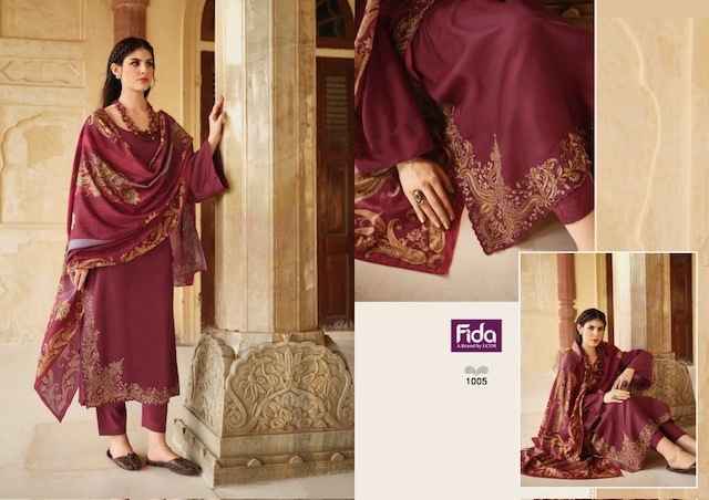 Fida Akayda Cotton Dress Material 6 pcs Catalogue