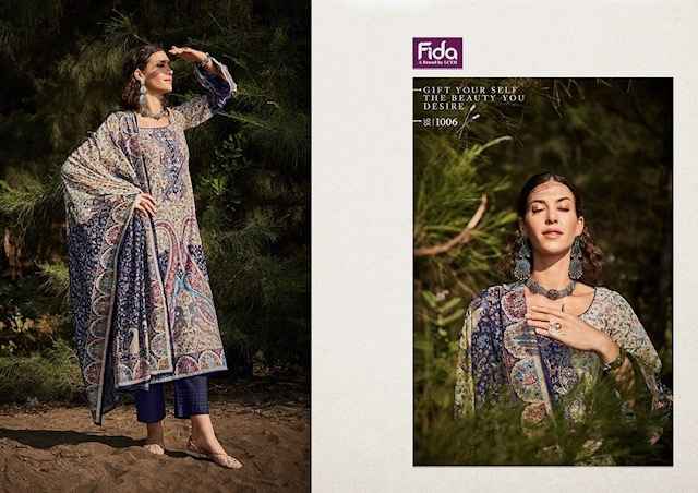 Fida Avnoor Cotton Dress Material 6 pcs Catalogue