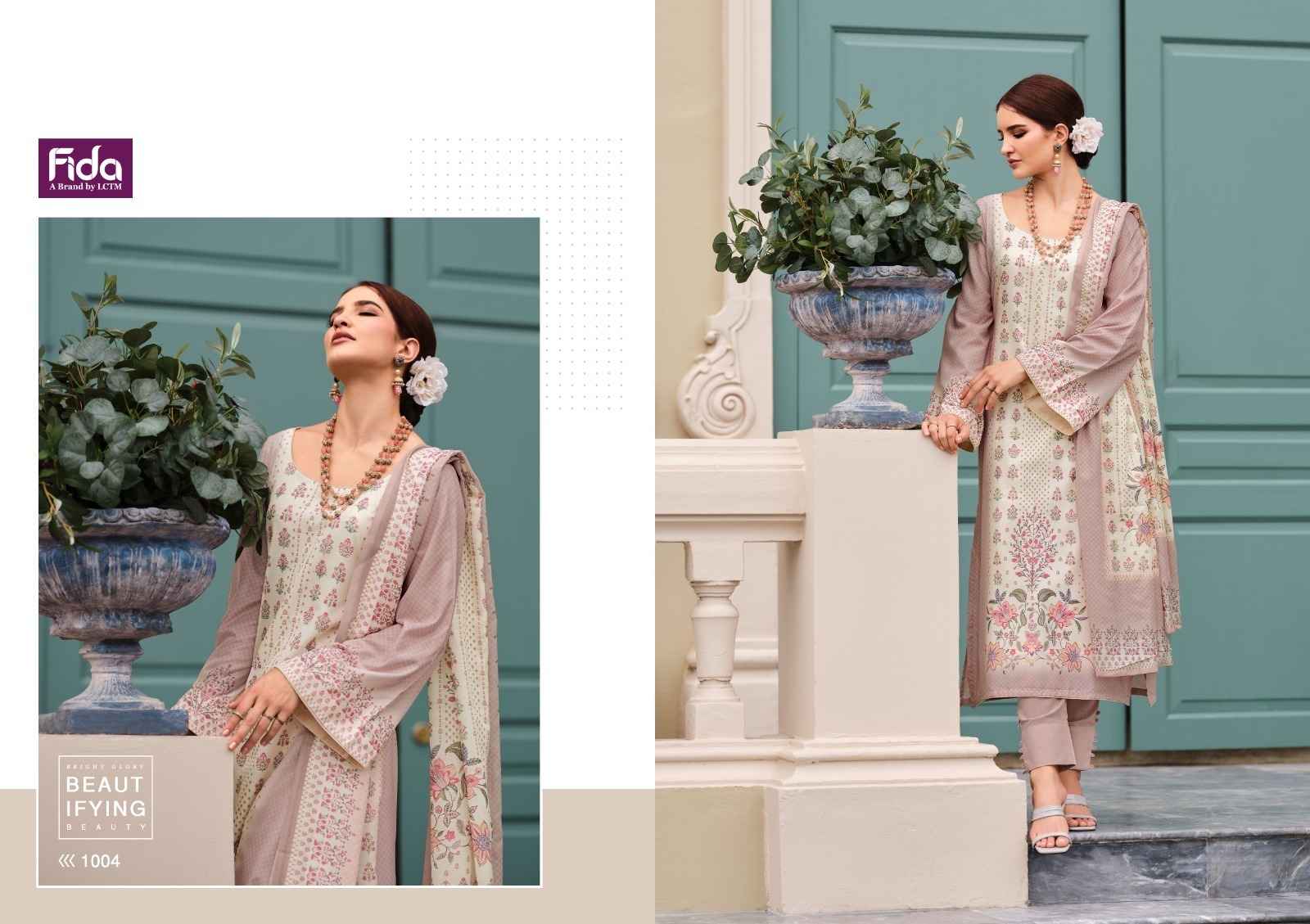 Fida Fiza Karachi Cotton Dress Material 6 pcs Catalogue