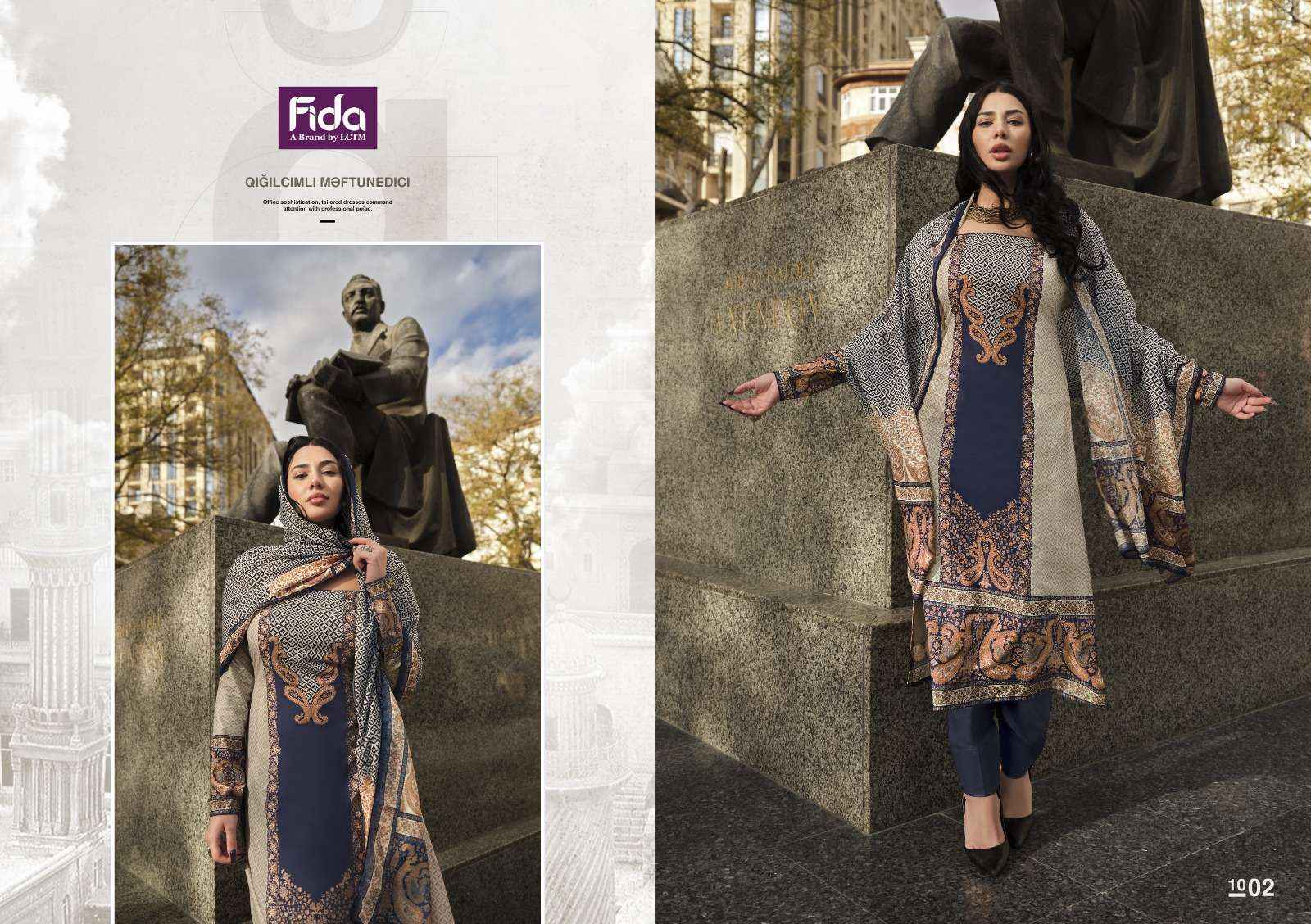 Fida Murad Cotton Dress Material 6 pcs Catalogue