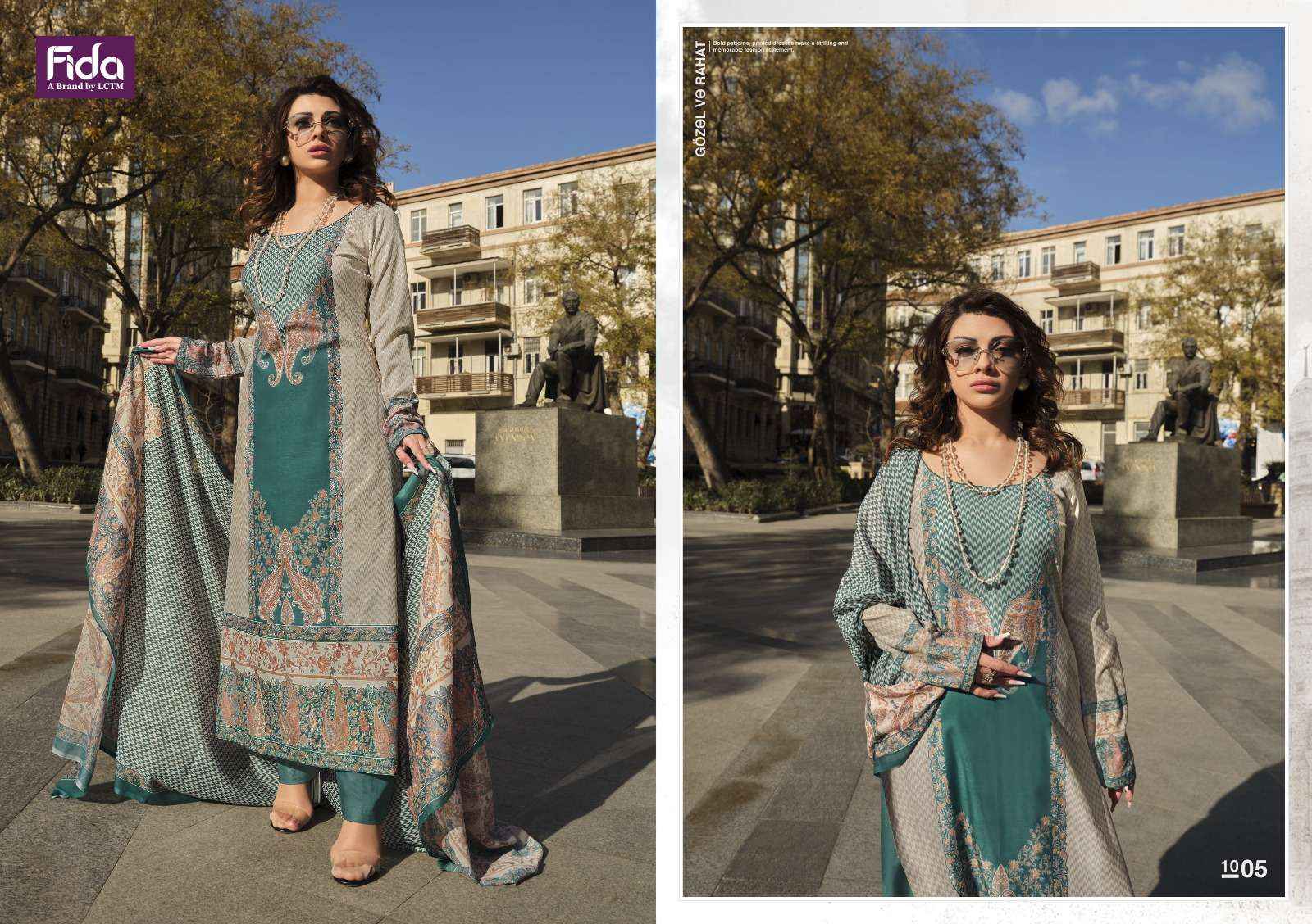 Fida Murad Cotton Dress Material 6 pcs Catalogue