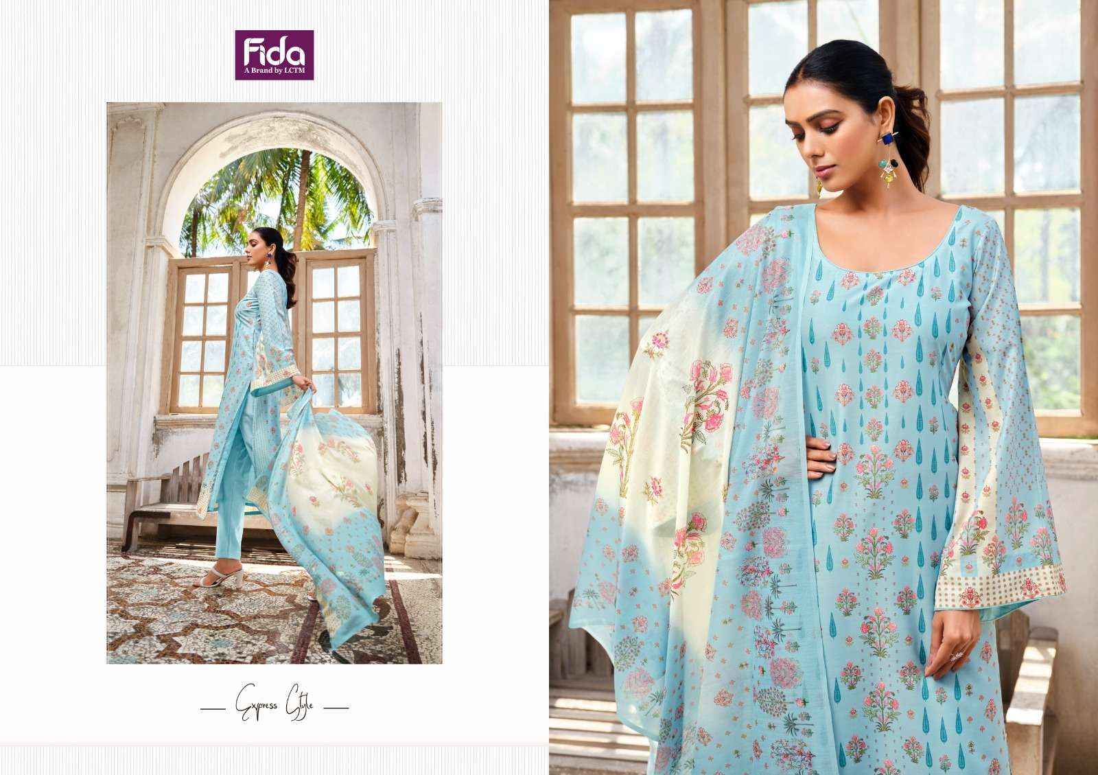 Fida Ruhi Cotton Dress Material 6 pcs Catalogue