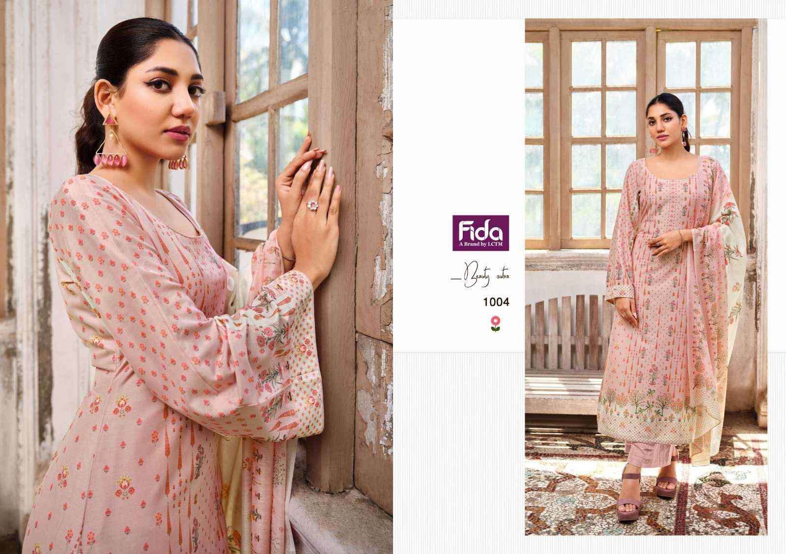 Fida Ruhi Cotton Dress Material 6 pcs Catalogue