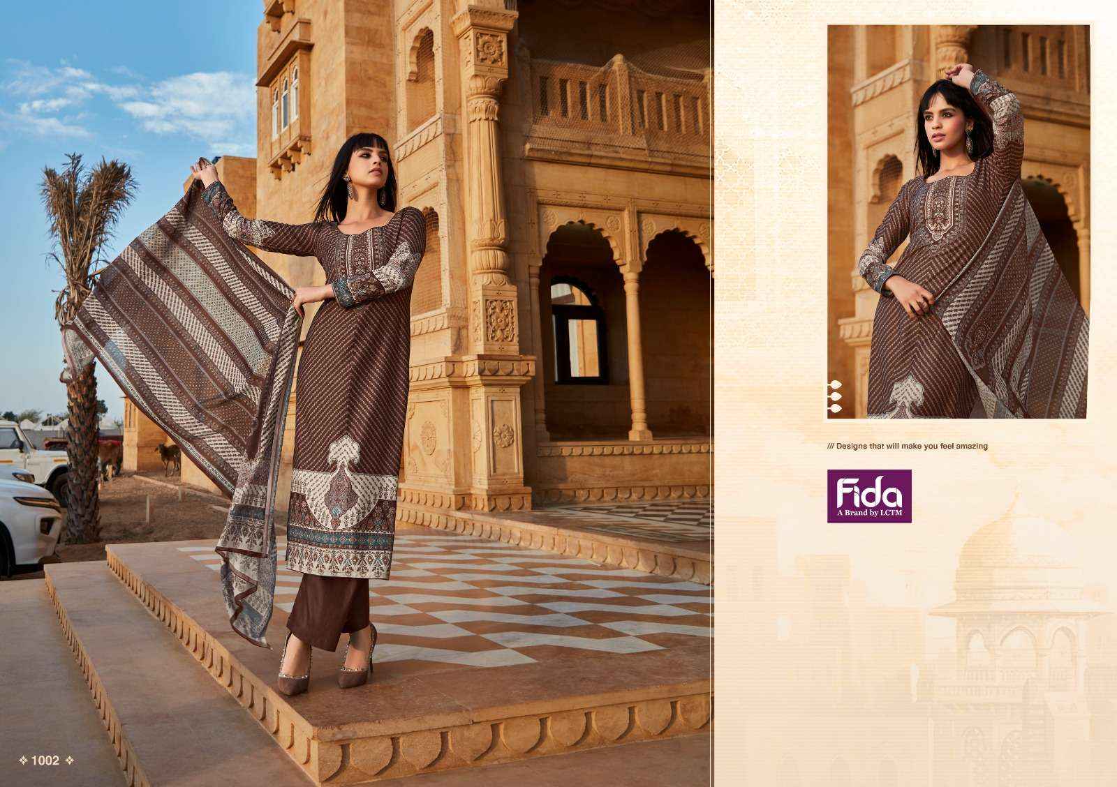 Fida Saanjh Cotton Dress Material 6 pcs Catalogue