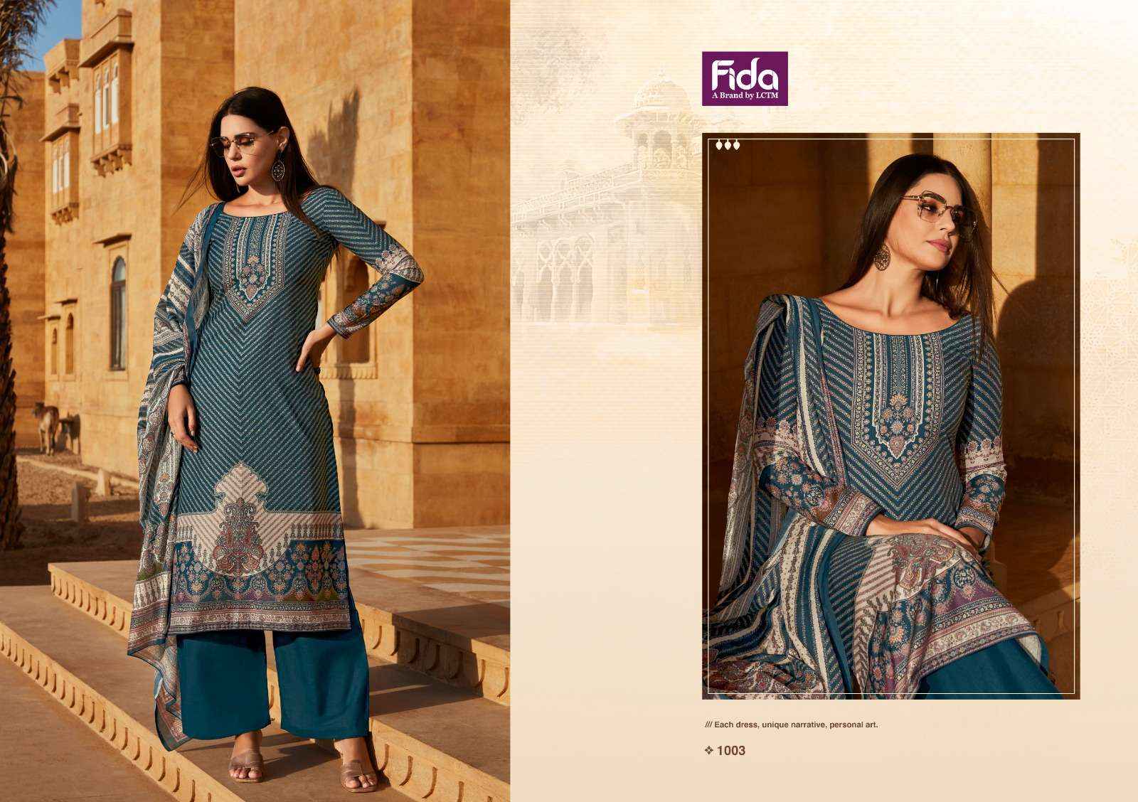 Fida Saanjh Cotton Dress Material 6 pcs Catalogue