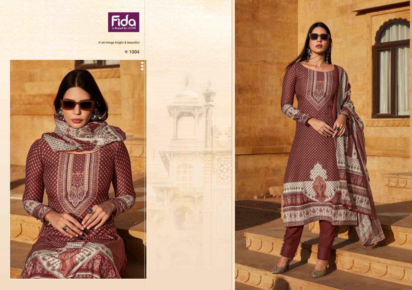 Fida Saanjh Cotton Dress Material 6 pcs Catalogue