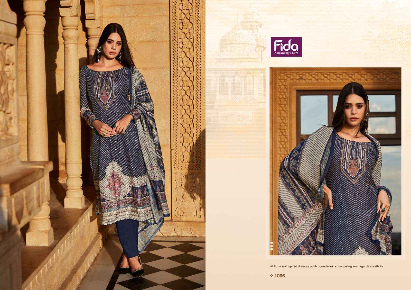 Fida Saanjh Cotton Dress Material 6 pcs Catalogue