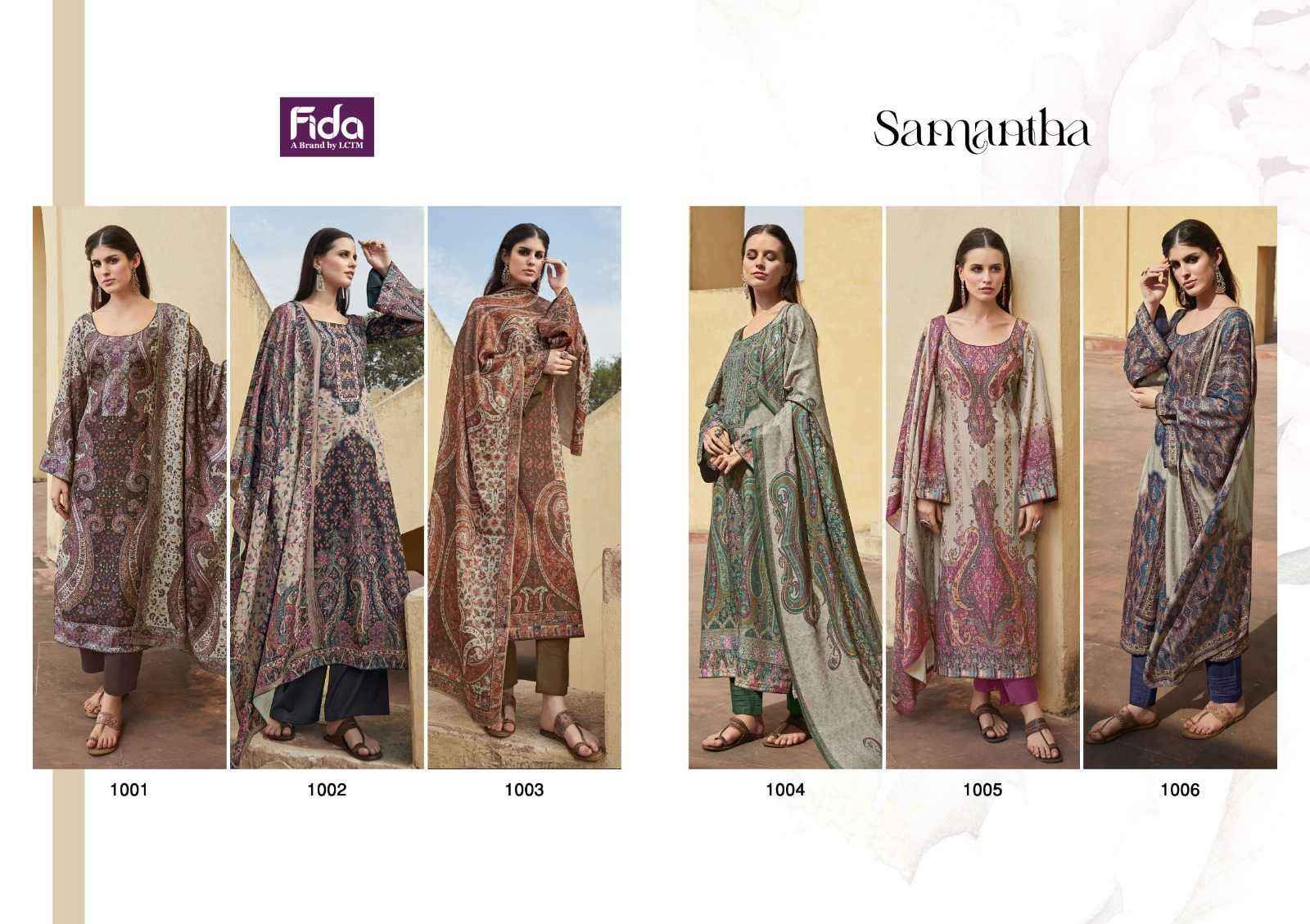 Fida Samantha Cotton Dress Material 6 pcs Catalogue