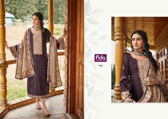 Fida Zehnaseeb Pure Cotton Dress Material (6 pcs Catalogue)