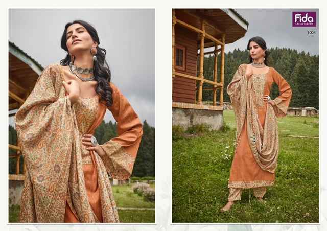 Fida Zehnaseeb Pure Cotton Dress Material (6 pcs Catalogue)