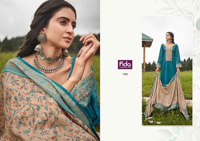 Fida Zehnaseeb Pure Cotton Dress Material (6 pcs Catalogue)