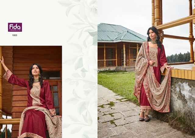 Fida Zehnaseeb Pure Cotton Dress Material (6 pcs Catalogue)
