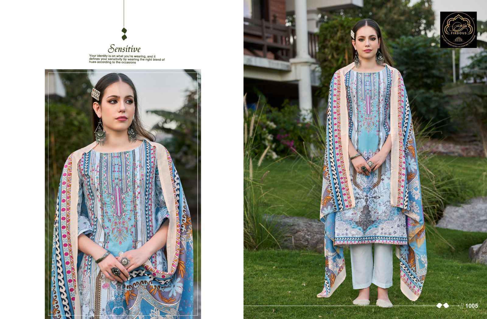 Firdous Naira Vol 1 Cotton Dress Material 6 pcs Catalogue