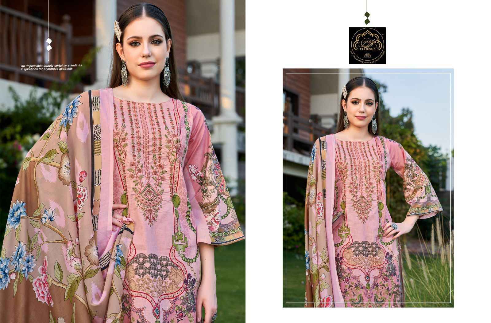 Firdous Naira Vol 1 Cotton Dress Material 6 pcs Catalogue