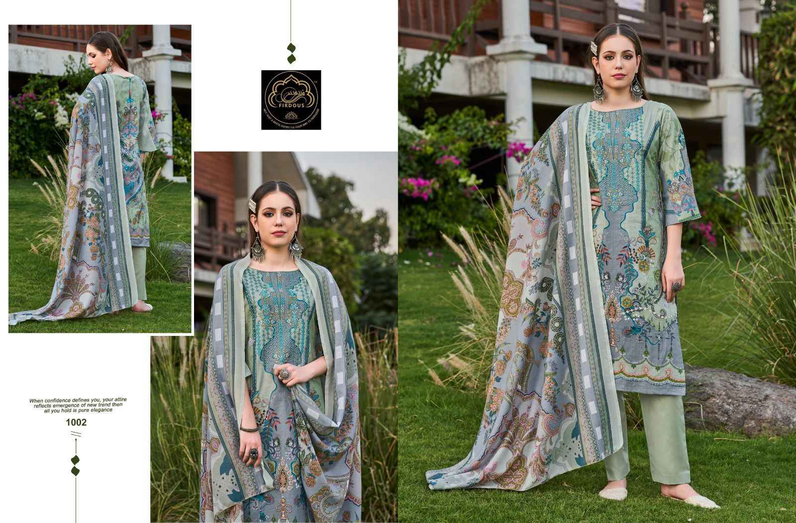 Firdous Naira Vol 1 Cotton Dress Material 6 pcs Catalogue