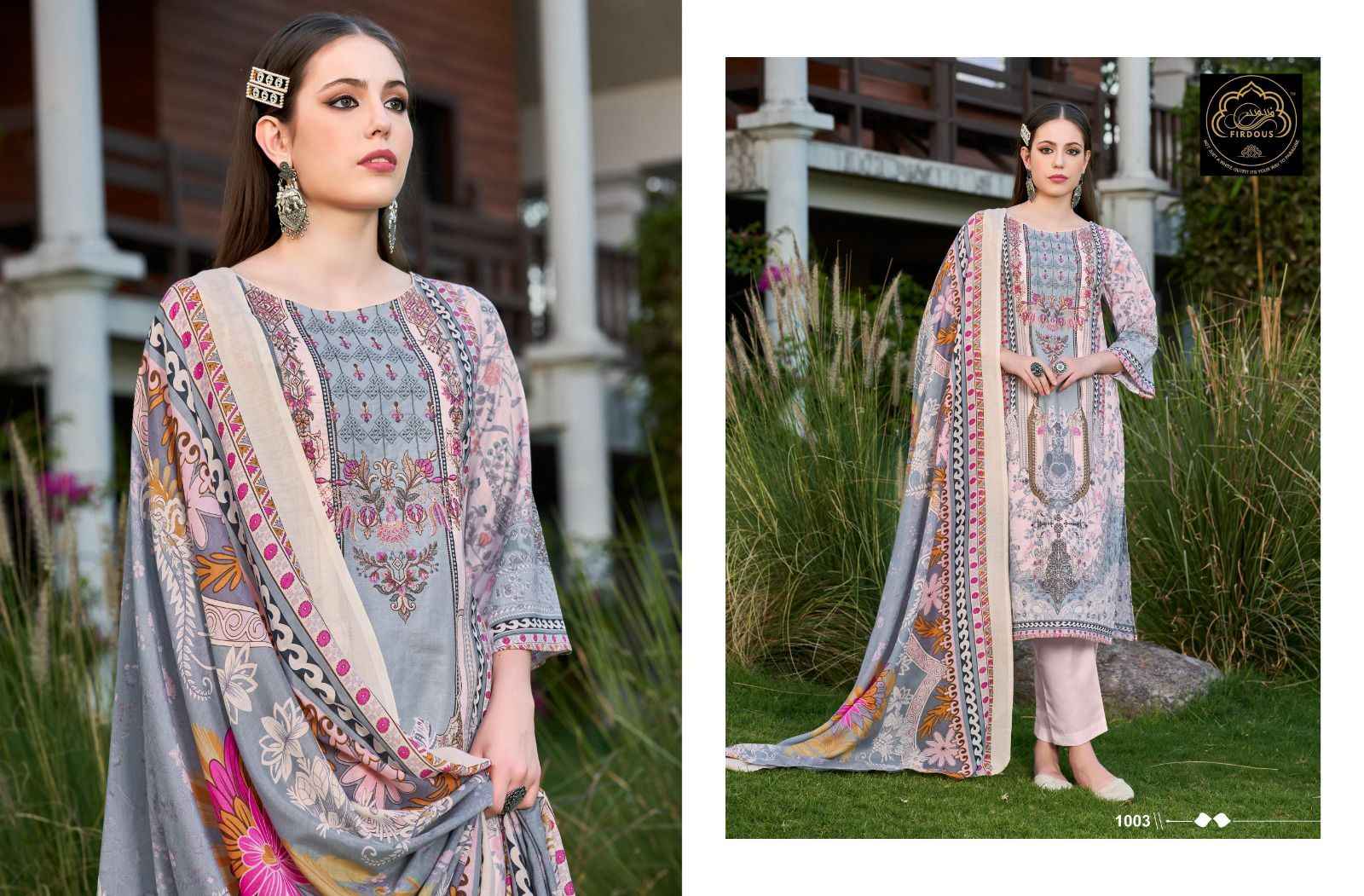 Firdous Naira Vol 1 Cotton Dress Material 6 pcs Catalogue