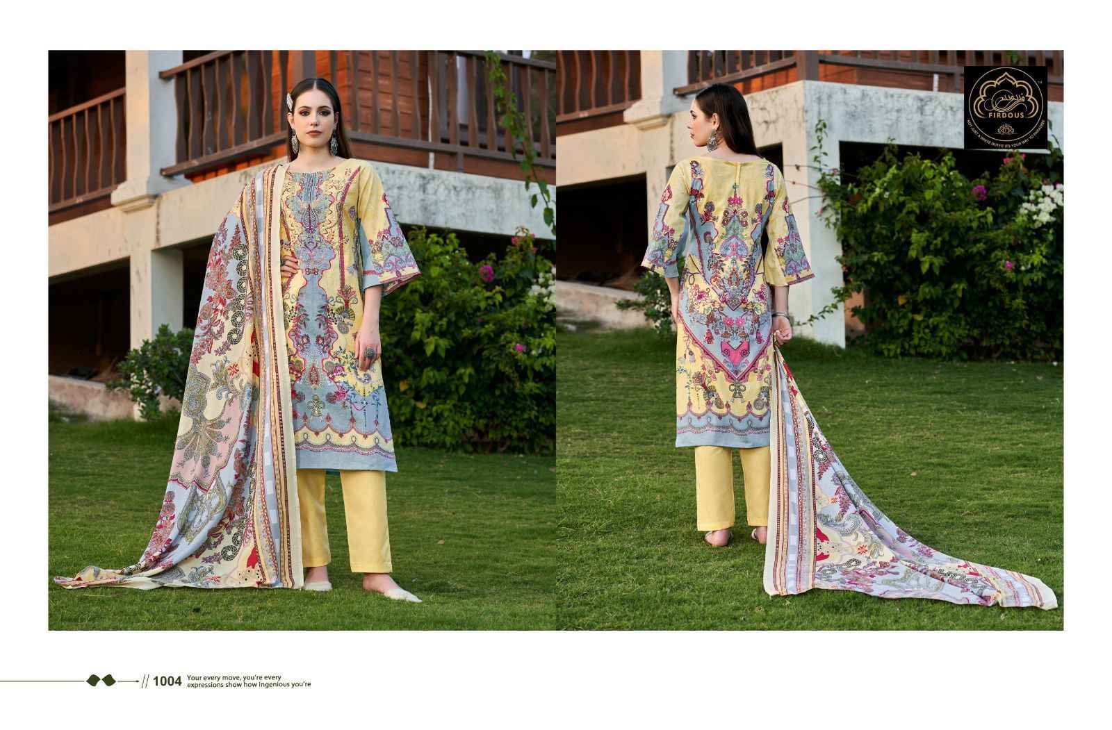 Firdous Naira Vol 1 Cotton Dress Material 6 pcs Catalogue