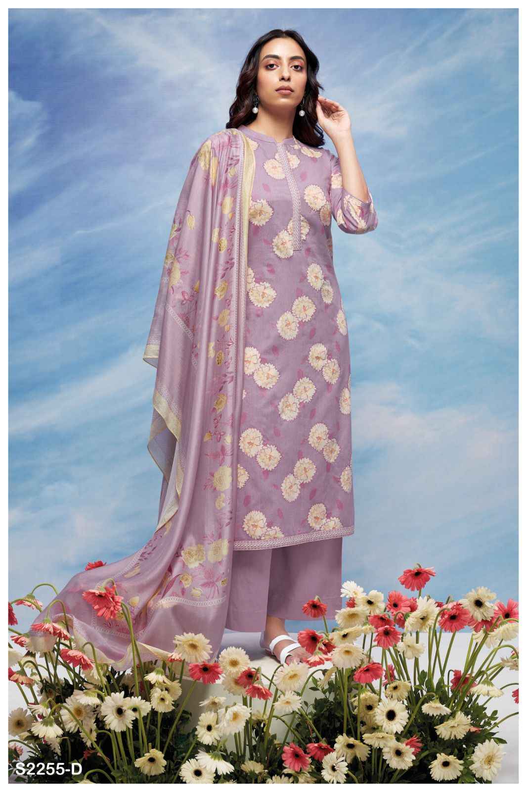 Ganga Tira Premium Cotton Printed Dress Material (4 Pc Catalog)