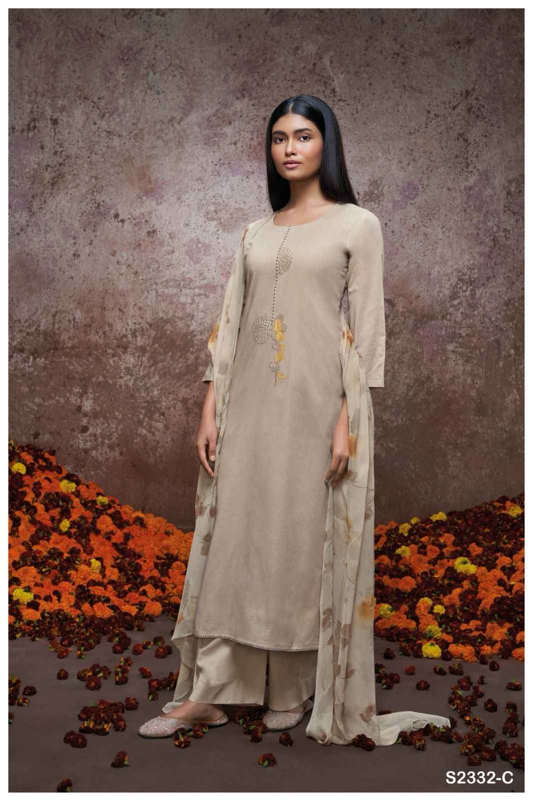 Ganga Valerie Premium Cotton Dress Material (4 Pc Catalog)