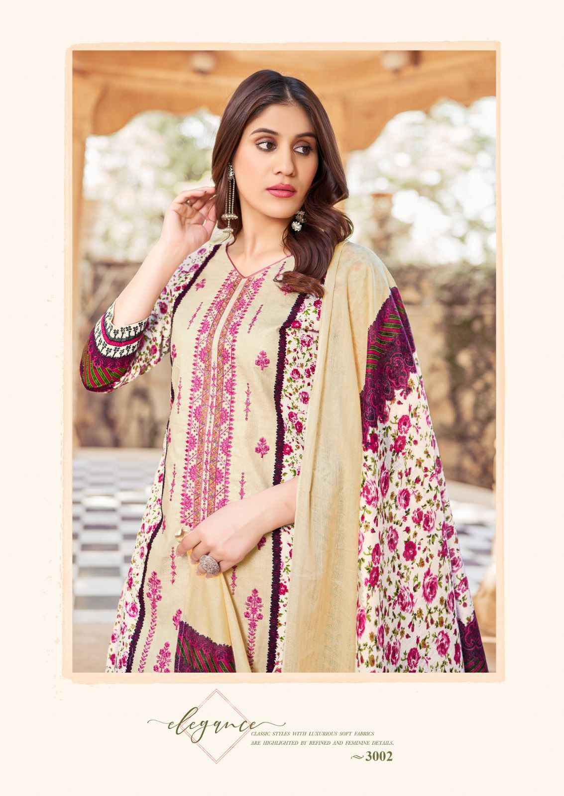Gul Ahmed Bin Saeed Vol-3 Lawn Karachi Dress Material (6 Pc Catalouge)