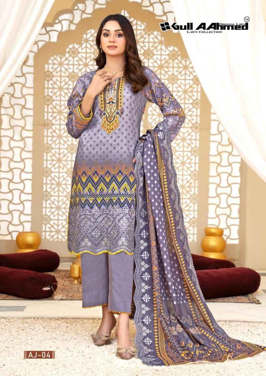 Gull Aahmed Asim Jofa Pure Rayon Cotton Dress Material (6 pc Cataloge)