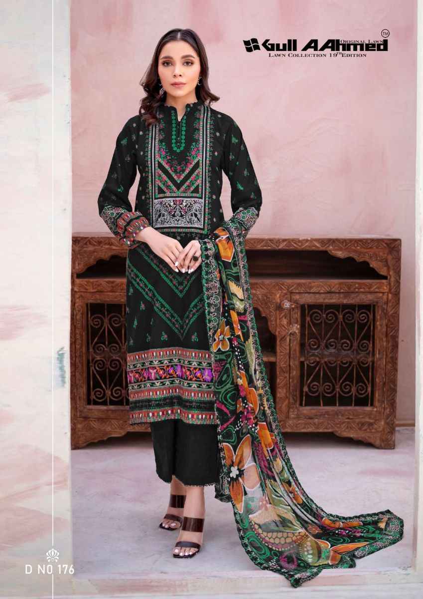 Gull Ahmed Lawn Collection Vol-19 Lawn Dress Material (6 Pc Catalouge)