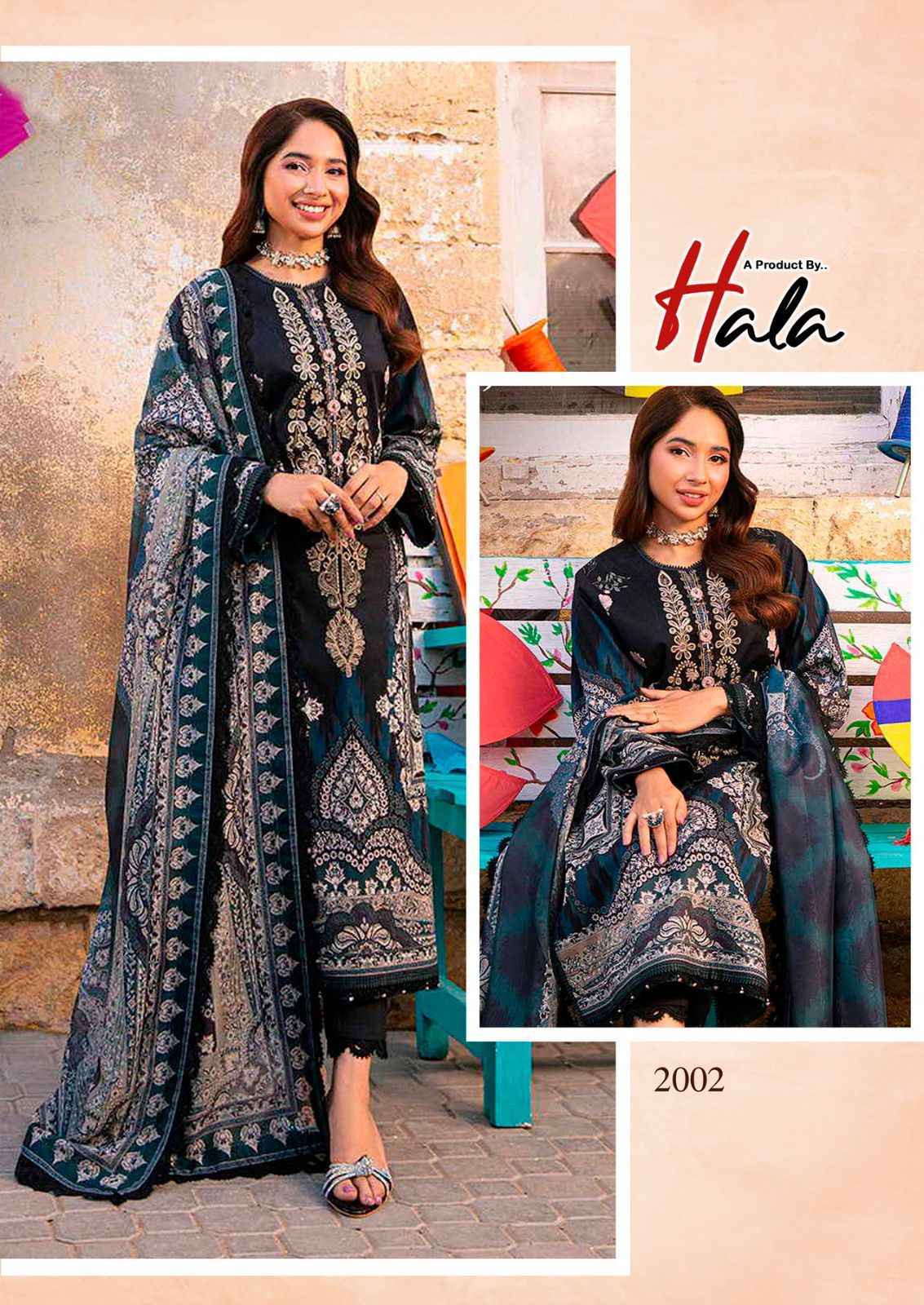 Hala Ramsha Vol-2 Heavy Cotton Dress Material (6 pc Cataloge)