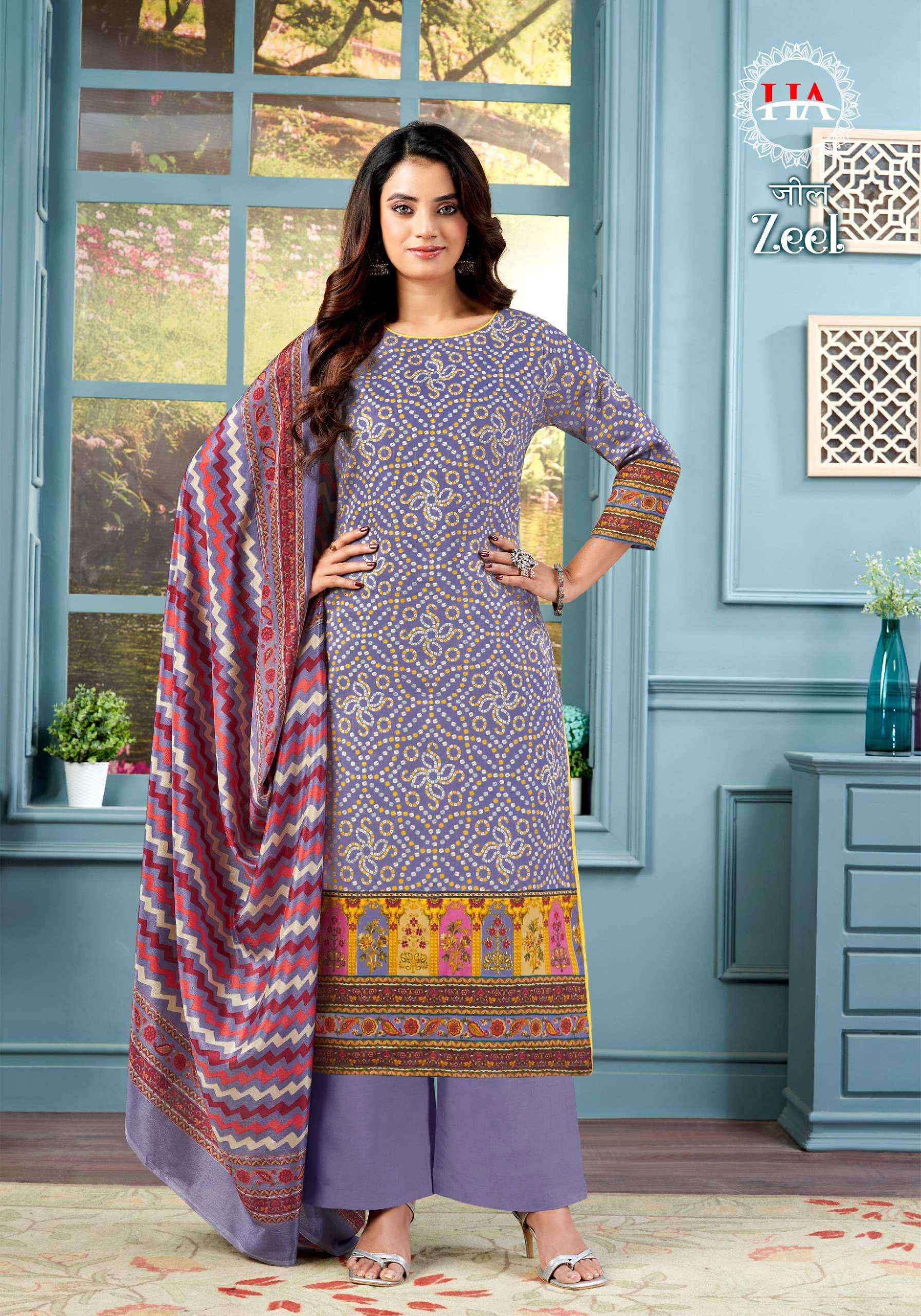 Harshit Fashion Hub Zeel Cotton Dress Material 6 pcs Catalogue