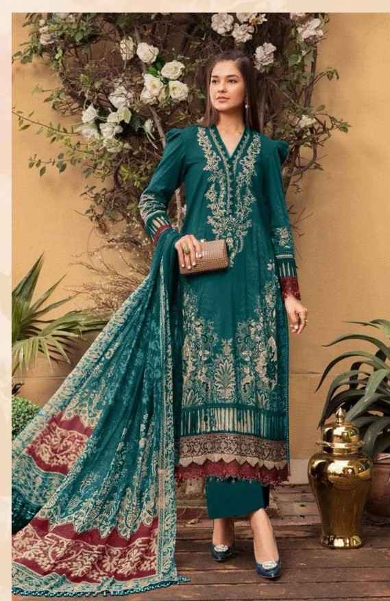 Hazzel Maria B Pure Lawn Cotton Dress Material (4 pcs Catalogue)