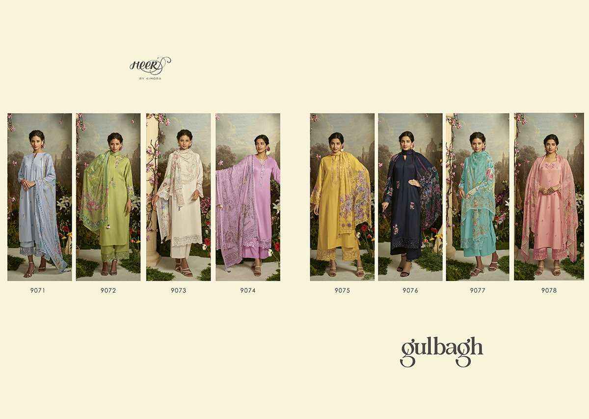 Heer Gulbagh Cotton Dress Material 8 pcs Catalogue