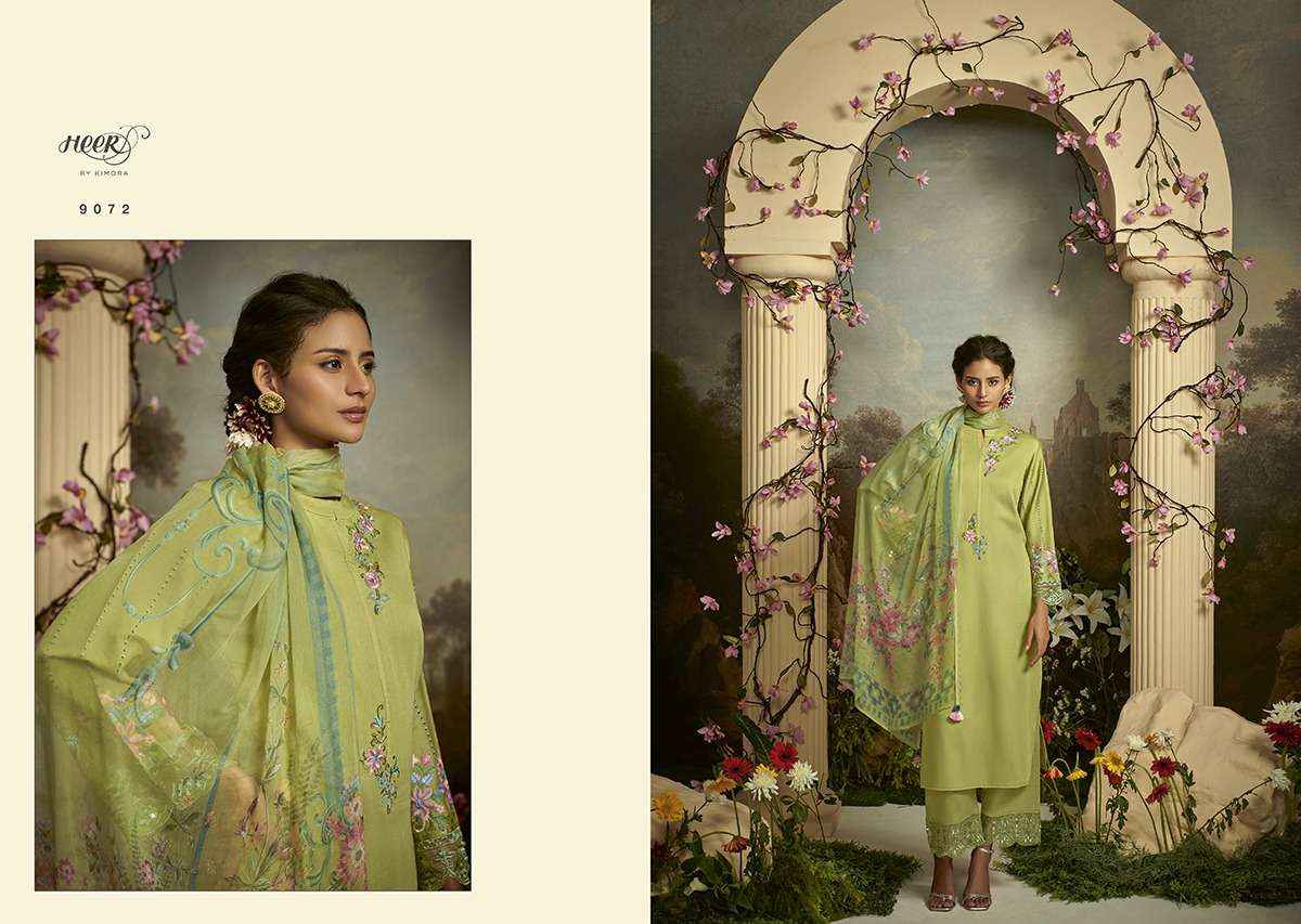 Heer Gulbagh Cotton Dress Material 8 pcs Catalogue