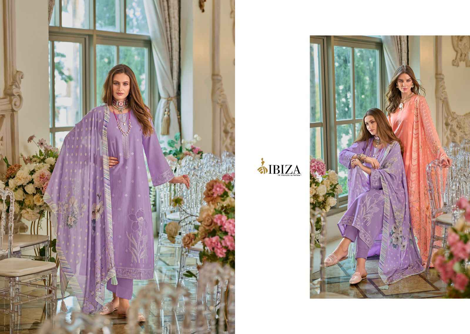 Ibiza Bosco Vol-3 Pure Lawn Cotton Dress Material (8 Pc Catalog)