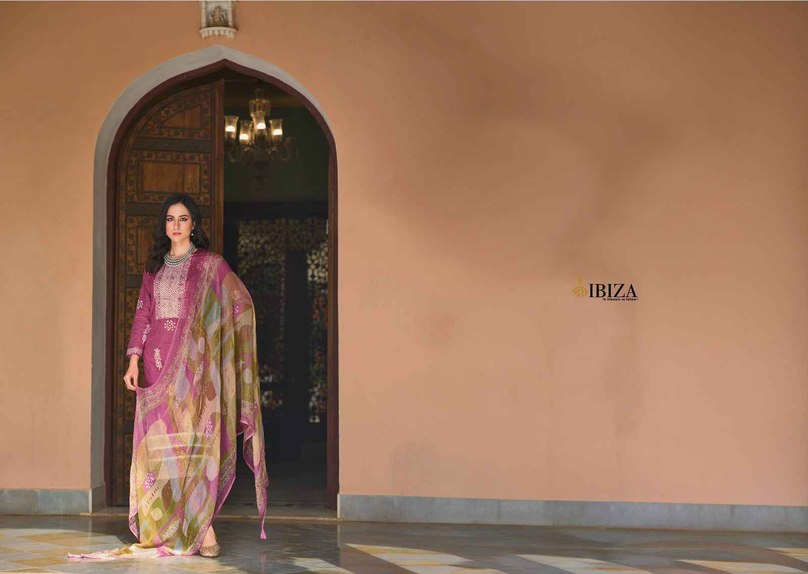 Ibiza First Look Cotton Dress Material 8 pcs Catalogue