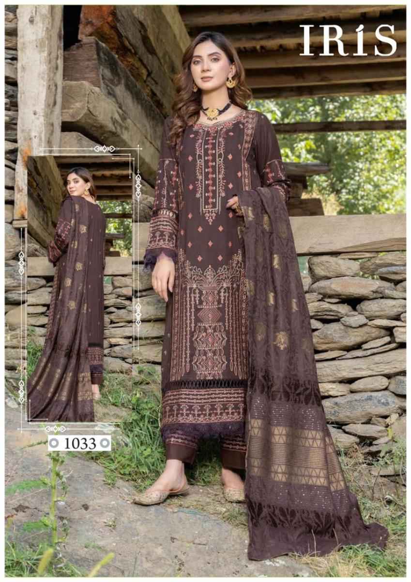 Iris Afsanah Vol 4 Cotton Dress Material 10 pcs Catalogue