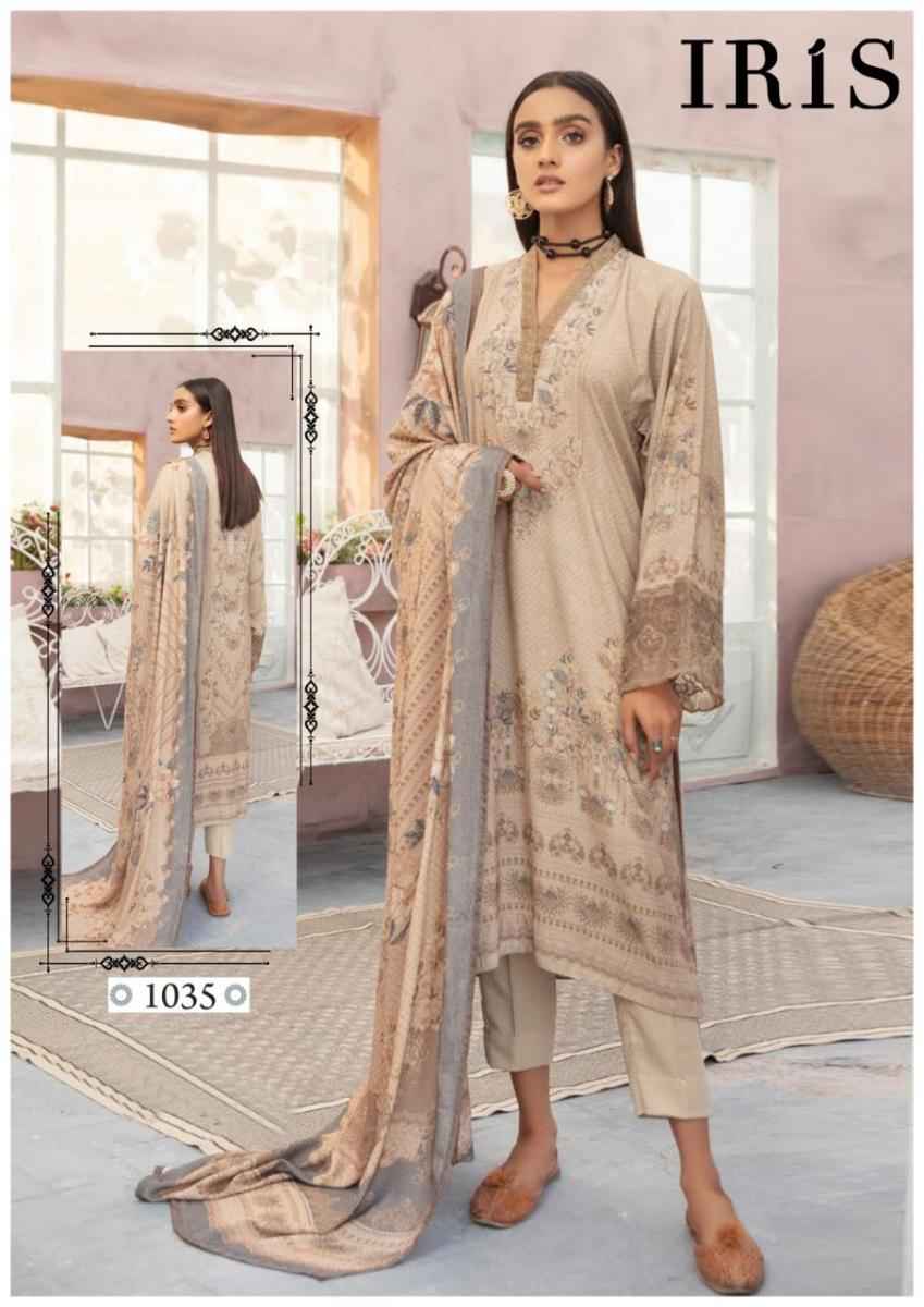 Iris Afsanah Vol 4 Cotton Dress Material 10 pcs Catalogue