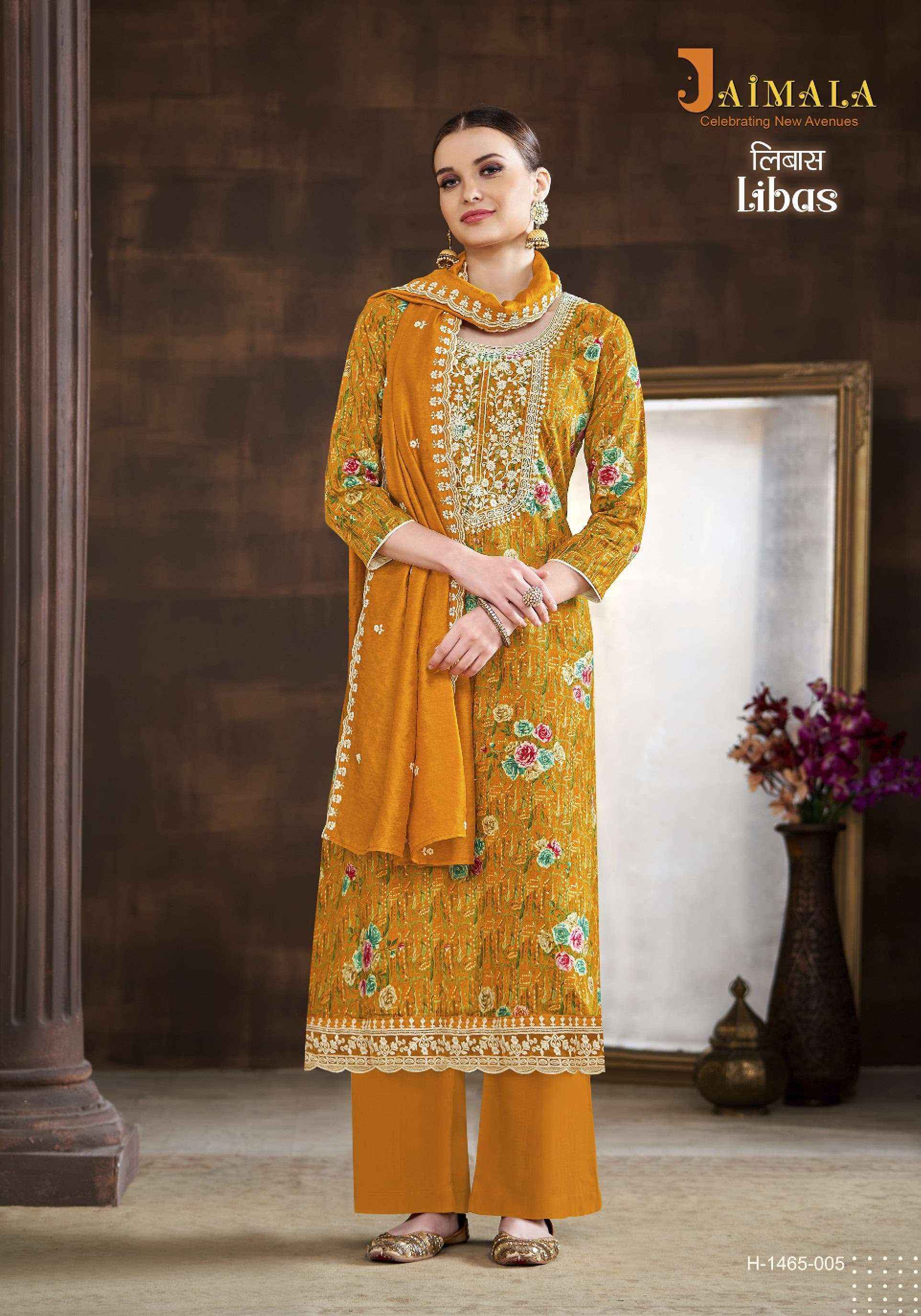 Jaimala Libas Viscose Reyon Dress Material 8 pcs Catalogue