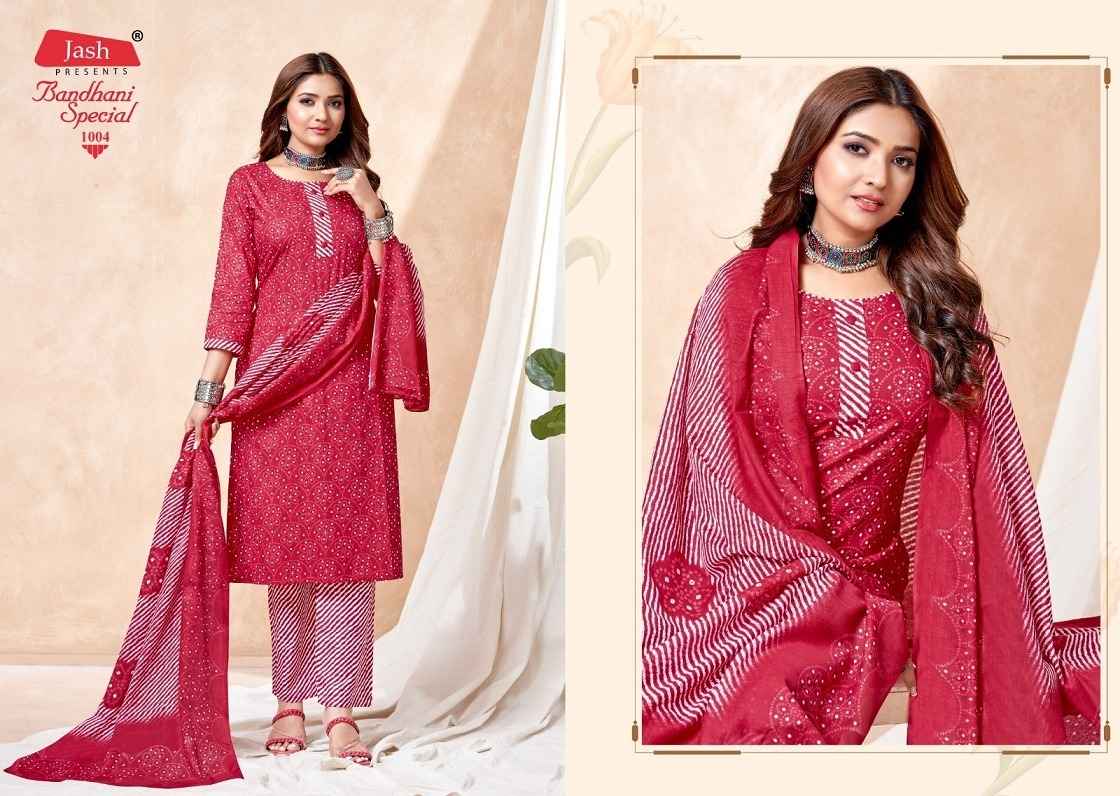 Jash Bandhani Special Vol-1 Cotton Readymade Suit (10 Pc Catalog)