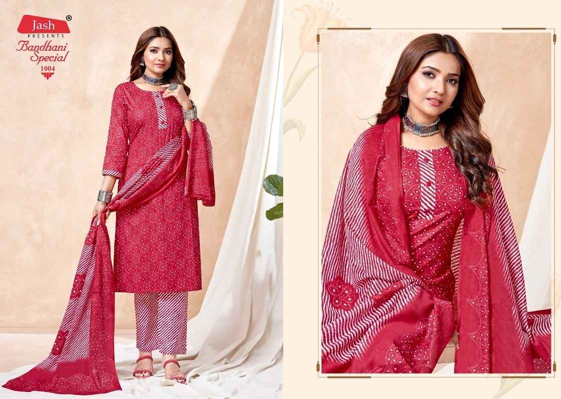 Jash Bandhani Special Vol-1 Cotton Readymade Suit (10 Pc Catalog)