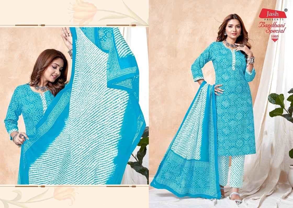 Jash Bandhani Special Vol-1 Cotton Readymade Suit (10 Pc Catalog)