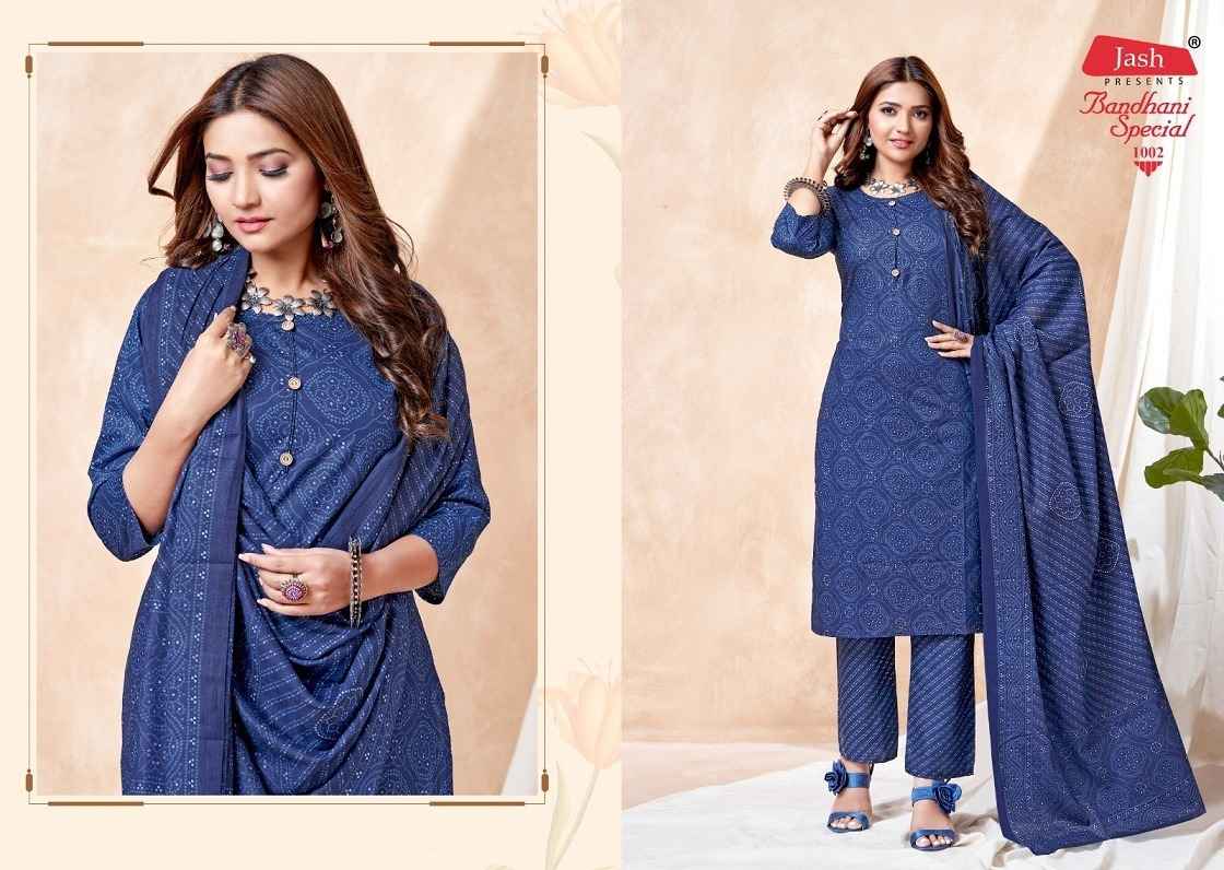 Jash Bandhani Special Vol-1 Cotton Readymade Suit (10 Pc Catalog)