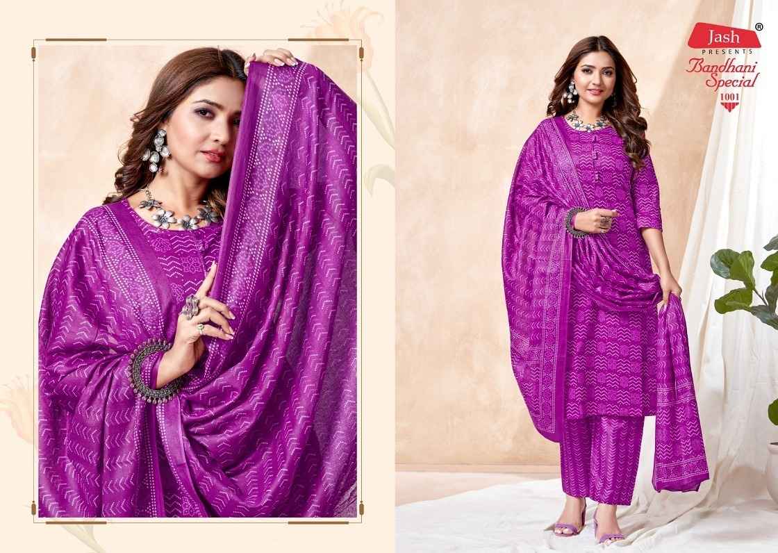 Jash Bandhani Special Vol-1 Cotton Readymade Suit (10 Pc Catalog)